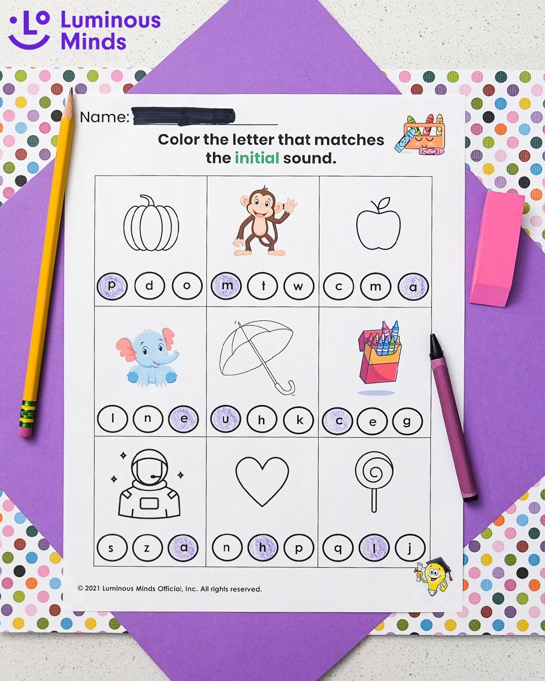 Beginning Middle Ending Sounds Worksheet Bundle - Etsy