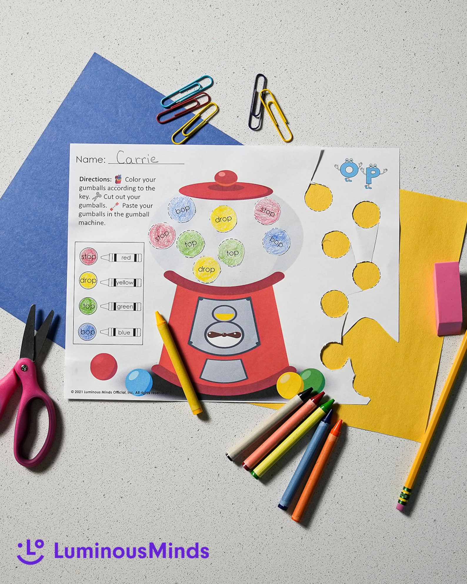 Word Family Activity Pack: the "_op" Family - Etsy