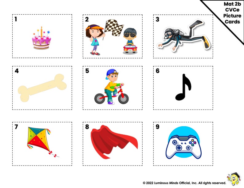 Sound Box Mats | Phoneme Isolation Mat | Mat Set 2 CVCe words image 3