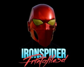Casco híbrido Iron Man x Spider-Man 2024 imprimible en 3D - Archivo STL - Accesorio para cosplay