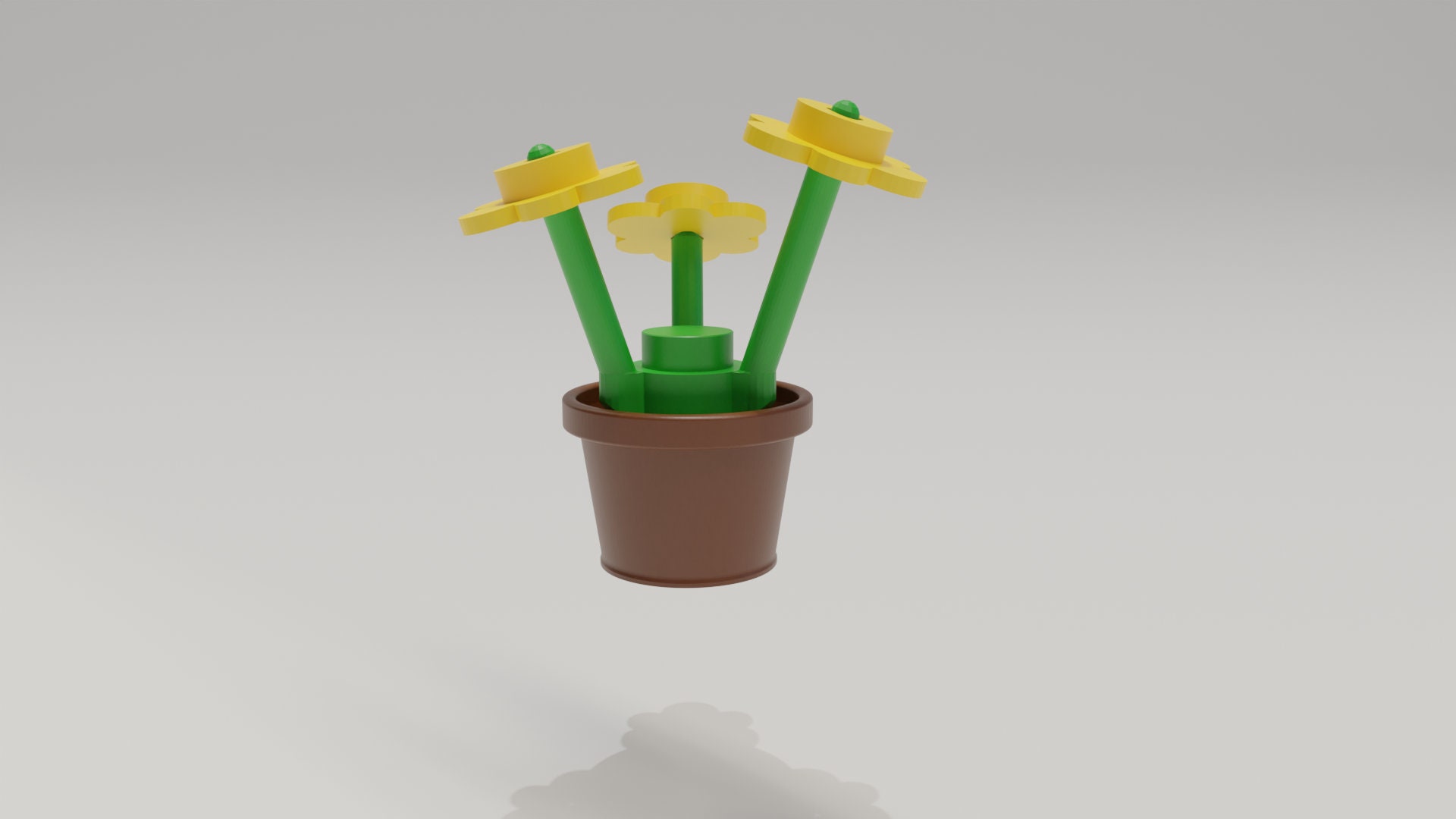 Brick Flower 3D Print STL File - Etsy