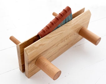 Lightweight Wooden Bookbinding Press, Notebook Press, Book Making Tool, Bookbinder Gift, Binding Equipment