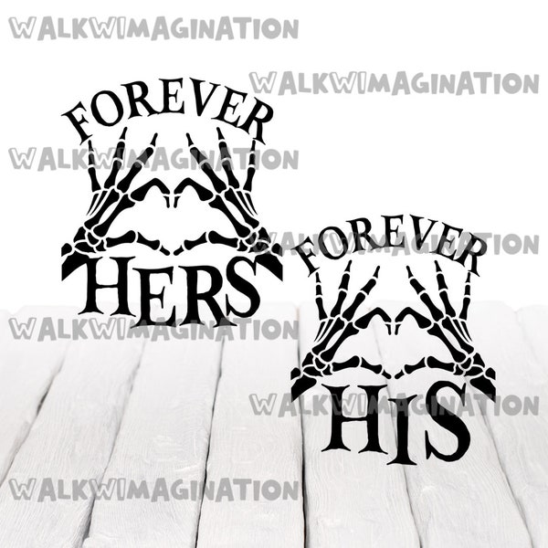 Forever His | Forever Hers | Halloween Couple Shirts | Trick | Treat | Couple Funny Tee | Family Matching Shirt | Matching Halloween Shirts