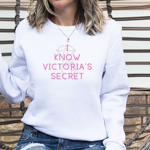 Victoria&#39;s Secret Crewneck Sweatshirt, Victoria&#39;s Secret, Graphic Sweatshirt, Minimalist, Mom Gift
