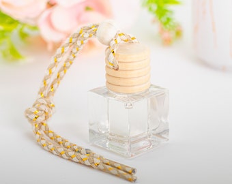 Diffuseur d'huile suspendu | Diffuseur d'ambiance Cube | Diffuseur d'huiles essentielles | Diffuseur d'huile de voiture | Mélanges d'huiles essentielles - Excellente idée cadeau