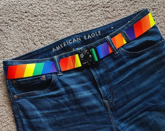 Belt - Rainbow with Tactical Buckle - BEHYR Gear