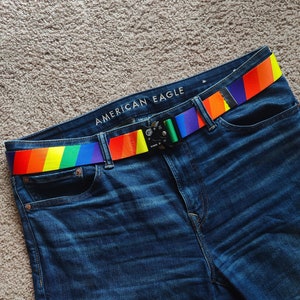 Belt - Rainbow with Tactical Buckle - BEHYR Gear
