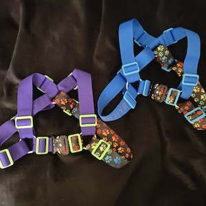 BEHYR Unisex Bulldog Tactical Harness - Color Splash with Pup Paws