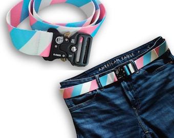Belt - Trans Pride Tactical Buckle - BEHYR Gear
