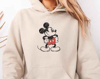 Mickey Mouse Hoodie, Cute Mickey Pullover