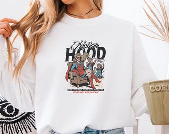 Super Hero Mum Sweatshirt, Mothers Day Gift Top, Retro Motherhood Sweater, Hero Mama Jumper