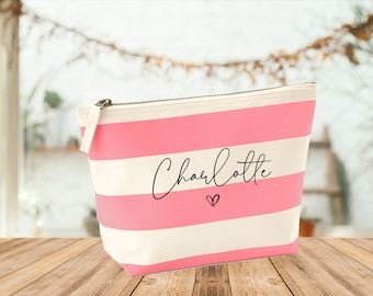 Make Up Bag, Personalised Make Up, Accessory Bag, Custom Cosmetic, Name Toiletry Bag, Personalized Pouch, Make Up Storage, Bridal Party Gift