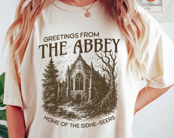 The Abbey Tee, Fever Series Inspired Shirt,  Sidhe-Seer T-shirt, Comfort Colors TShirt