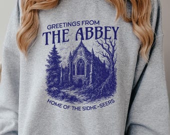 The Abbey Sweatshirt, Fever Sweater, Fae Lover Pullover, Bookish Fantasy Merch, Sidhe-Seer Crewneck