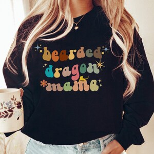 Bearded Dragon Mom Sweatshirt, Bearded Dragon Lover, Bearded Dragon Mama, Reptile Lover, Beardies Sweatshirt, Bearded Dragon Owner