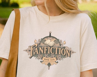 Fanfiction Book Club Tee, Reading Lover Gift, Fanfic Lover T-Shirt, Fandom Tshirt, AO3 Shirt, Reader Club