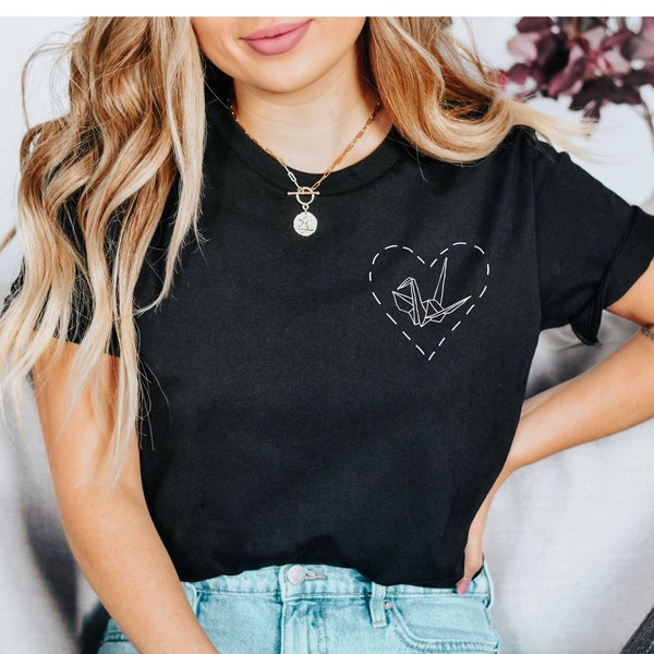 Paper Crane T-shirt, Dramione Shirt, Fanfic Lover Gift, Gift for Dramione Lover, Gift for Fanfic Lover, Draco Fanfic Tee