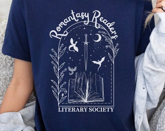 Camiseta para lectores de romance, regalo de libros de fantasía, camiseta para amantes del romance, camiseta de romance oscuro, merchandising literario, libros picantes, lector de obscenidades