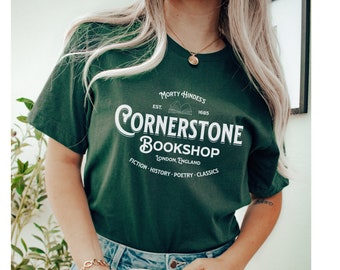 Cornerstone Bookshop Shirt, Dramione T-Shirt, Malfoy Shirt, Dramione Fanfiction, AO3 Merch, HP Fanfic Tee