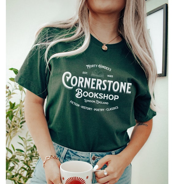 Cornerstone Bookshop Shirt, Dramione T-Shirt, Malfoy Shirt, Dramione Fanfiction, AO3 Merch, HP Fanfic Tee