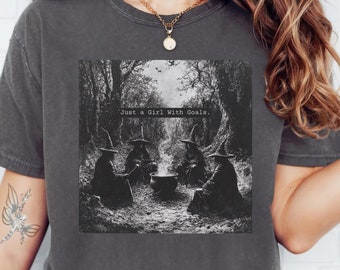 Witchcraft Comfort Colors T-Shirt, Funny Witchy Coven Goals Tee