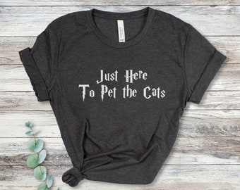 Camicia amante dei gatti, maglietta del giocatore, maglietta del gioco HP, maglietta dell'eredità di ceramica, maglietta della scuola dei maghi, maglietta della magia, maglietta delle vacanze universali