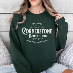 Cornerstone Bookshop Sweatshirt, Dramione Sweater, Malfoy Crewneck, Dramione Fanfiction, AO3 Merch, HP Fanfic Tee