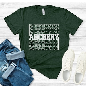 Archery T-Shirt, Archery Gift, Gift for Archer, Bowman Shirt, Bow and Arrow Shirt, Target Shooting Tee, Archery Lover TShirt, Sports Shirt