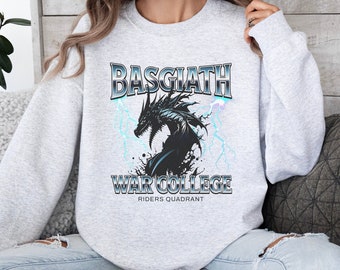 Basgiath War College Sweatshirt, Dragon Rider Crewneck, Riders Quadrant Sweater, Fourth Wing Geïnspireerd Sweatshirt, Fantasy Reader Gift