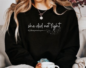 Bluza z kapturem Manacled, sweter z fanfiction Dramione, prezent dla czytelnika Dramione, She Did Not Fight, miłośnik fanfiction, bluza z okrągłym dekoltem Paper Crane, prezent dla fanfiction