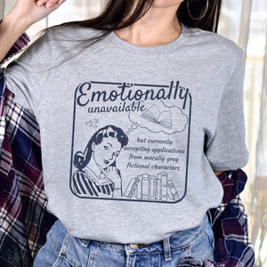 Morally Grey Character T-Shirt, Vintage Book Lover Shirt, Retro Bookish TShirt, Romance Reader Tee, Romantasy Books, Fantasy Lover