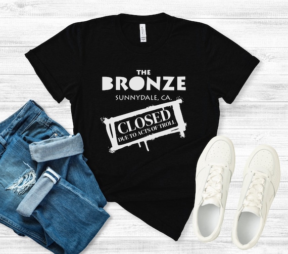 The Bronze Buffy Shirt, Vampire Slayer T-shirt, Sunnydale Tee 