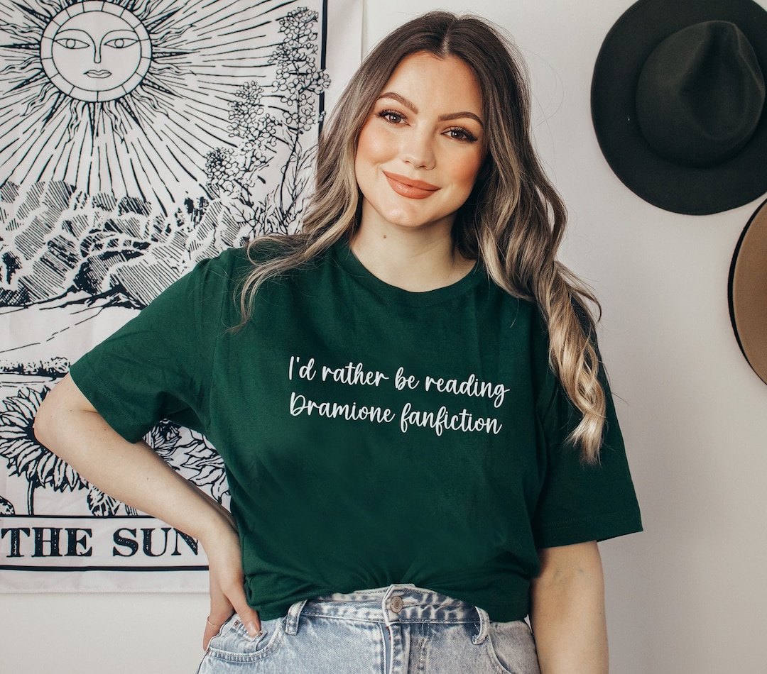 I'd Rather Be Reading Dramione Fanfiction Shirt, Dramione Lover Tshirt