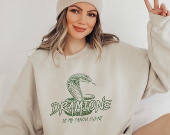 Sudadera Dramione, suéter Malfoy, regalo para amantes de los fanfics, camiseta de Draco, sudadera de Snake House, Universal
