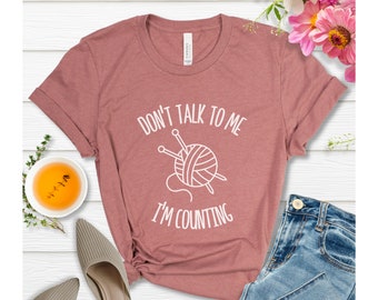 Funny Knitting Shirt, Knitter T-Shirt, Gift for Knitter, Knitting Lover Gift, Yarn Gift, Knitting Shirt, Knitting Gift, Knit Tee