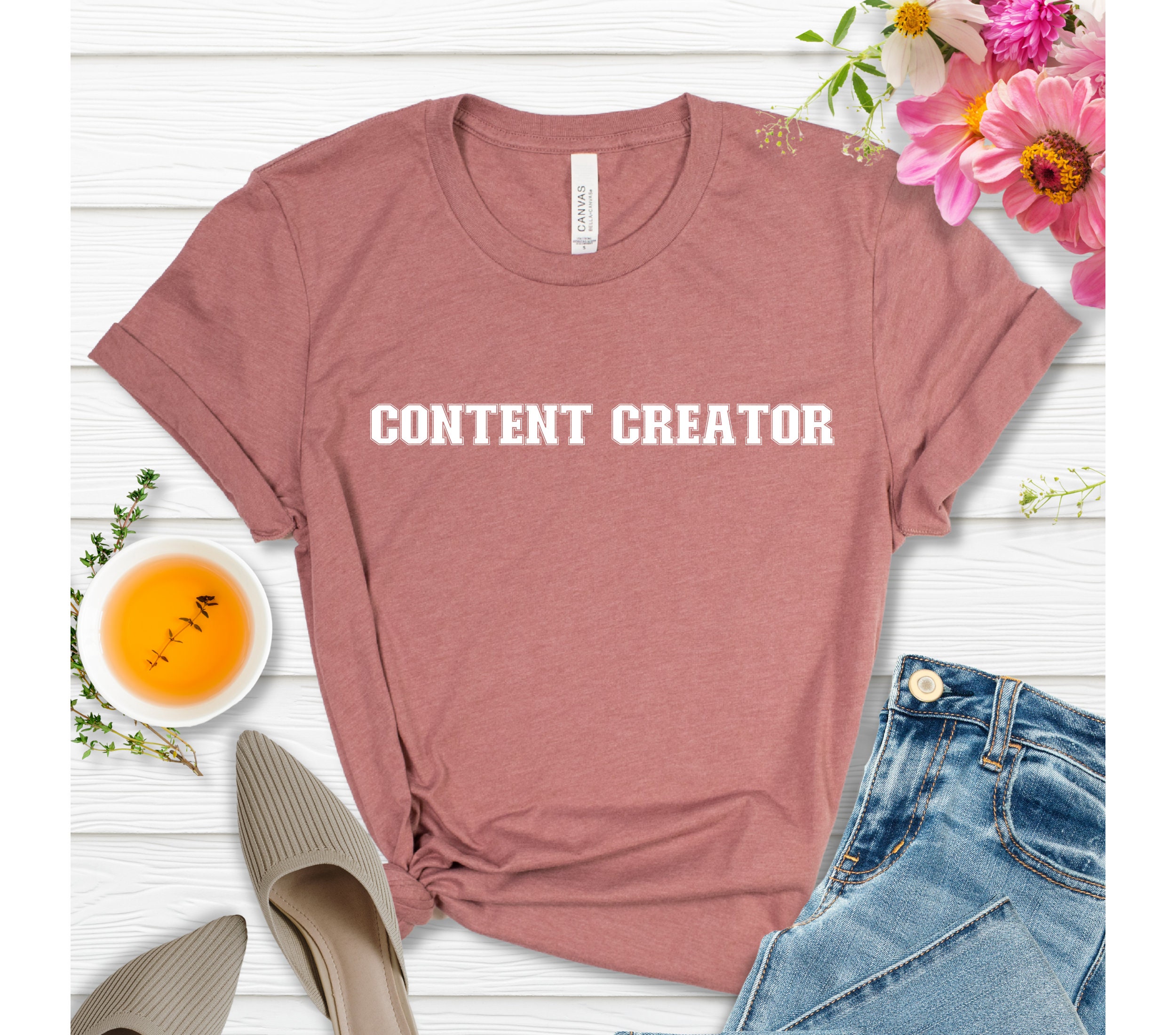 Content Creator with Icons' Men's T-Shirt