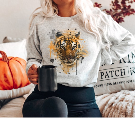 tiger graphic sweater