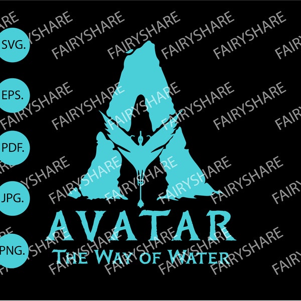 Avatar Logo, Avatar SVG, Avatar The Way Of Water Vector, Avatar Print, Digital Prints, Logo Design Custom Graphic Designer, Logo Stamp