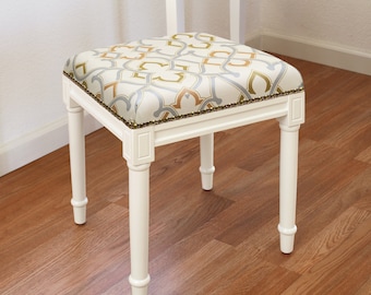 Upholstered Vanity Stool