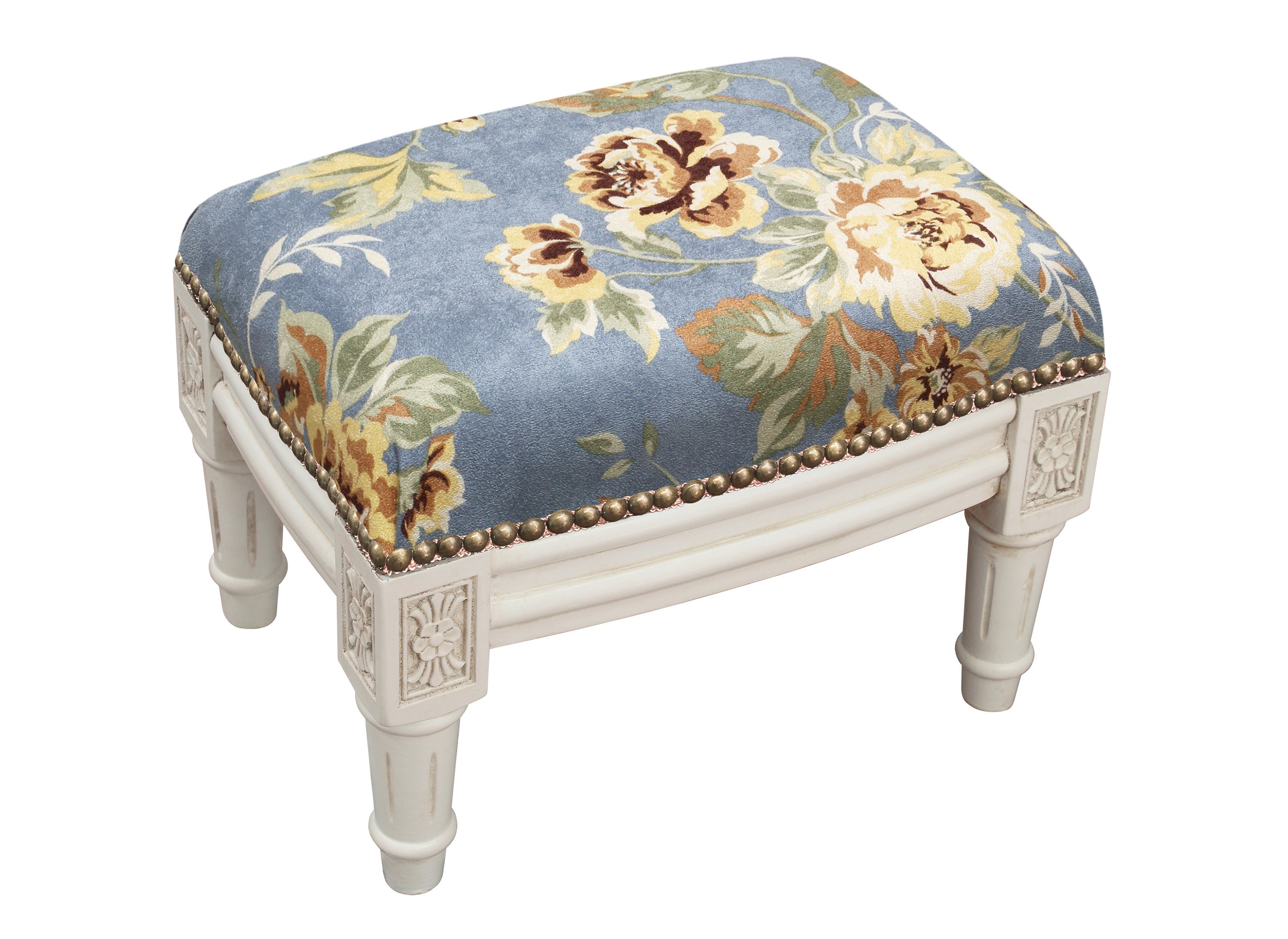 Upholstered Footstool - Etsy, image size:3000x2186