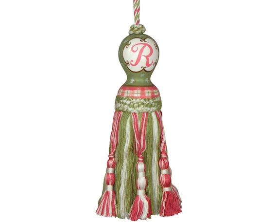 Hand Painted Personalized Tassel with Initials