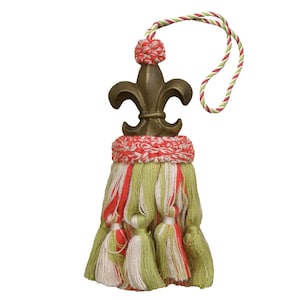 Handgeschilderde fleur-de-lis kwast