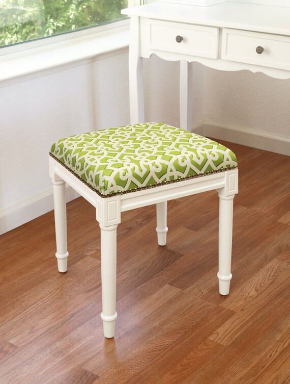 Upholstered vanity bench sale