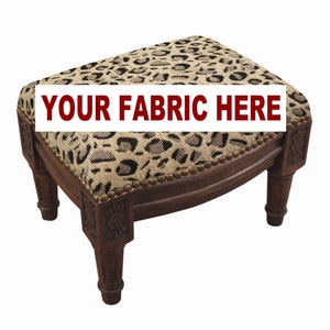 Custom Upholstered Footstool