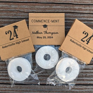 Graduation Commence-Mints: 2024/2023 Graduation Candy, Graduation Party Decoration, Commencement Commence Mint, Graduation Mint, DIY, Kit