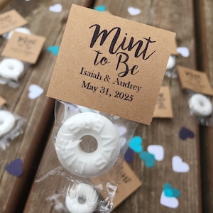Custom Wedding Mints - Mint To Be, Wedding Favors, Wedding Candy, High Quality, Personalized, DIY Tags or Kit