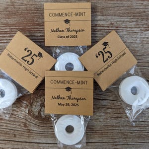 Graduation Commence-Mints: 2025/2024 Graduation Candy, Graduation Party Decoration, Commencement Commence Mint, Graduation Mint, DIY, Kit