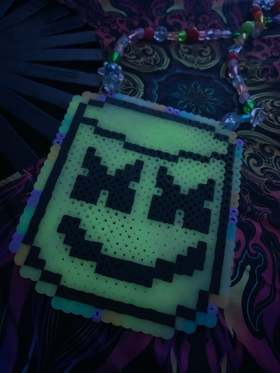 Perler Beads - Glow-in-the-Dark Boo - Scared and Scary by Sophia S.