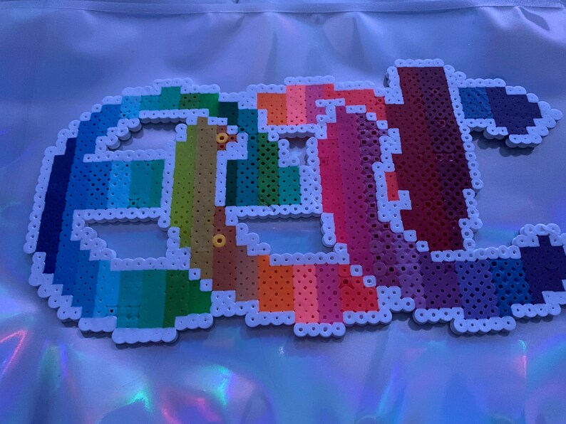 EDC Perler Perlers Perler Necklace Etsy