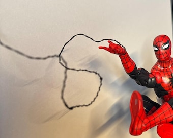 Maßgeschneiderter schwarzer Anzug Spider-Man Gurtband für Actionfiguren Legends / mafex / figuarts (3er Pack)